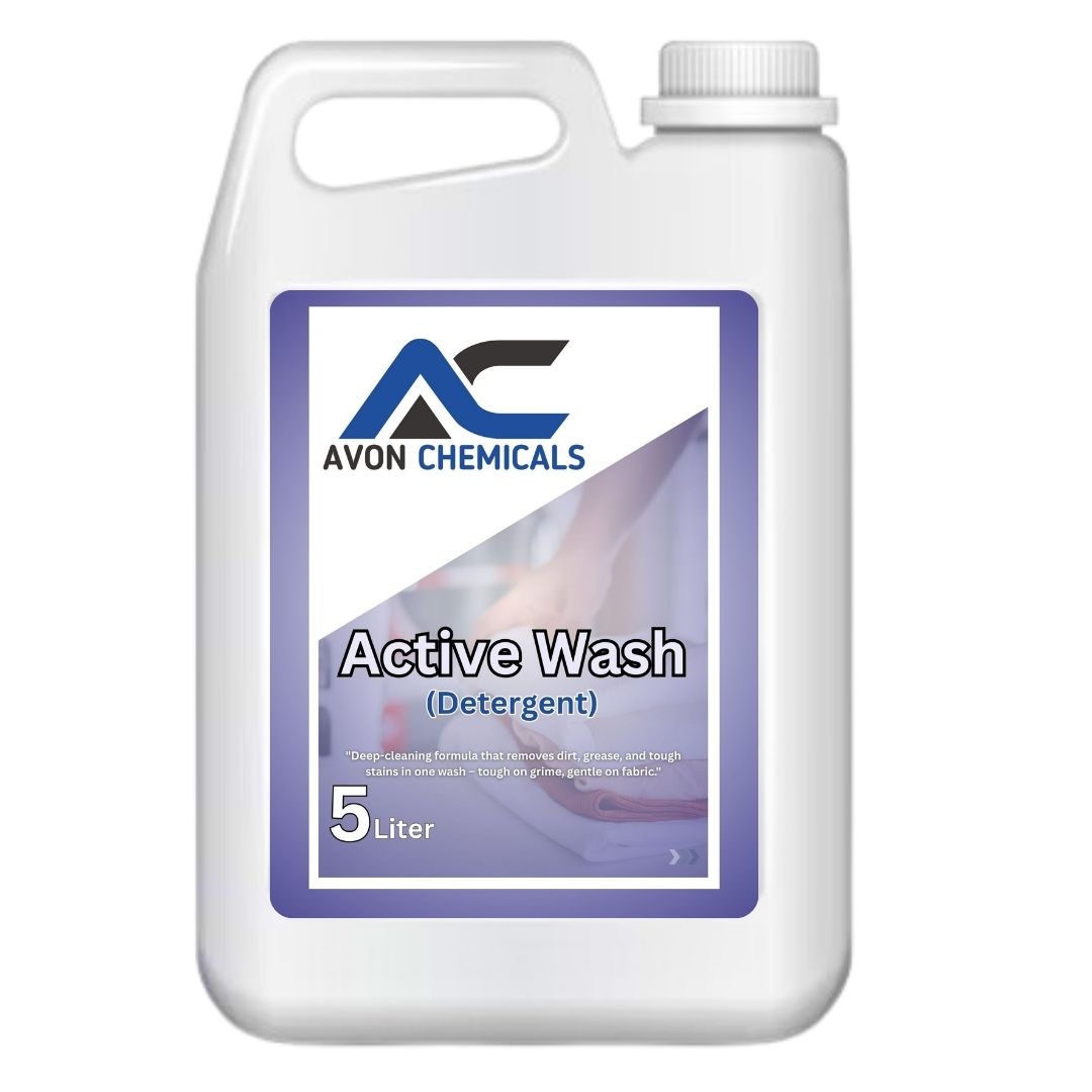 Active Wash industrial laundry detergent for hotels and hospitals
